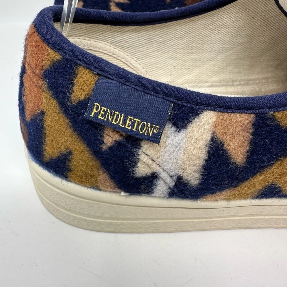 Pendleton Rare Mission Trail Wool Low Tops Sneakers Blue Size 45, US 12